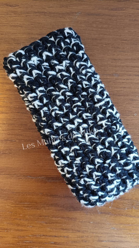 Pochette Portable Noir & Blanc