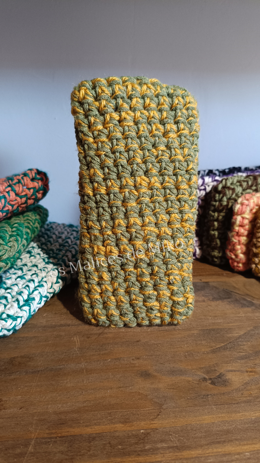 Accessoire | Pochette Portable - Vert & Jaune