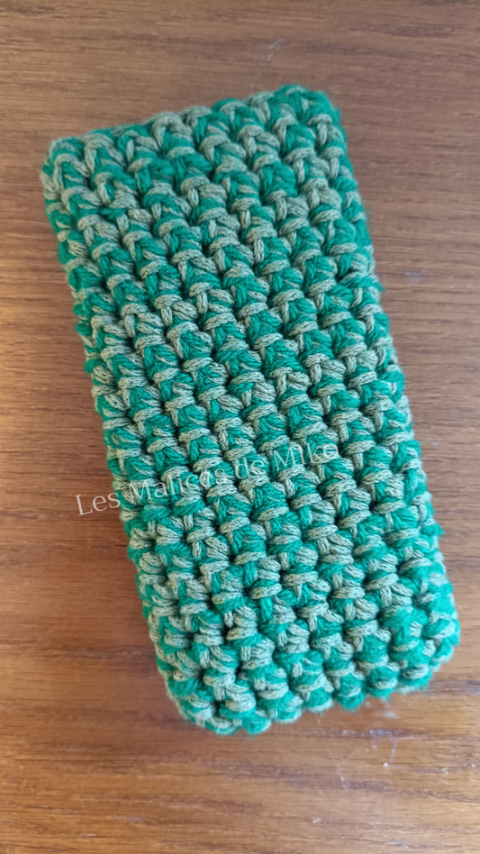 Pochette Portable Vert & Vert