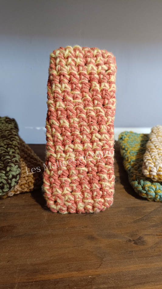 Pochette Portable Orange & Jaune